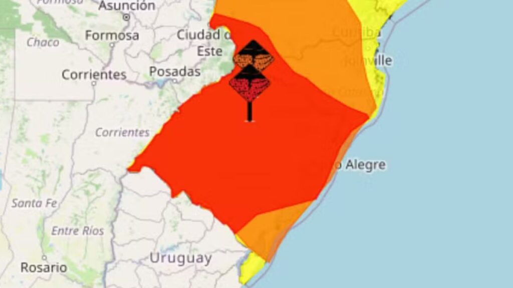 Tempestade no Rio Grande do Sul deixa casas destelhadas, desaparecidos e destruição pelo estado; alerta vermelho continua